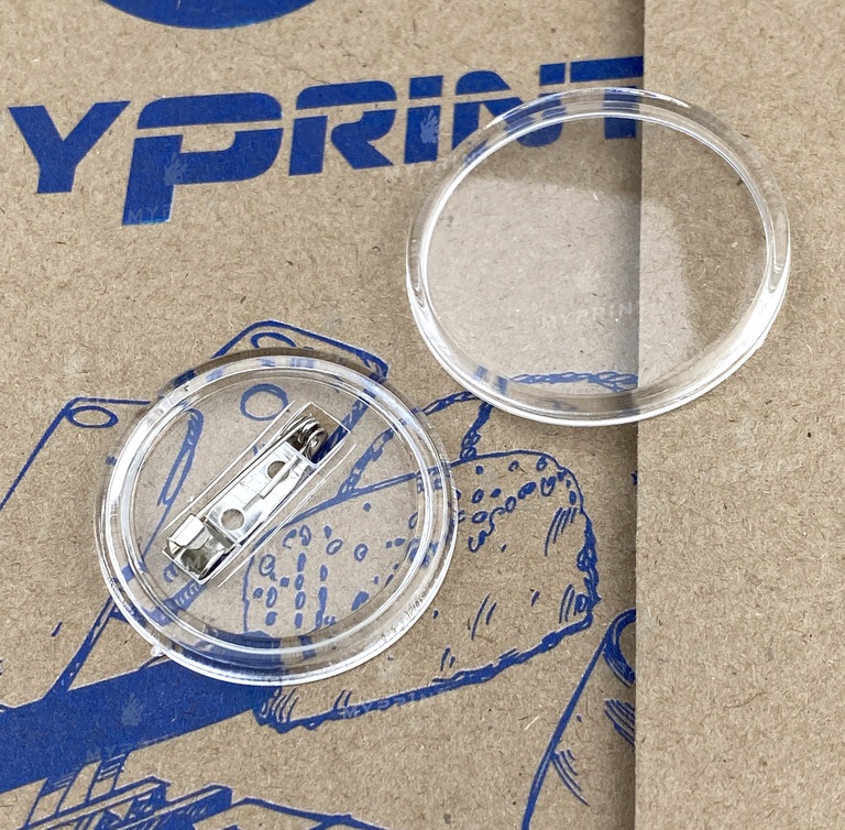 The blank for the acrylic badge is round 38 mm (6035)  The blank for the acrylic badge is round 38 mm (6035)