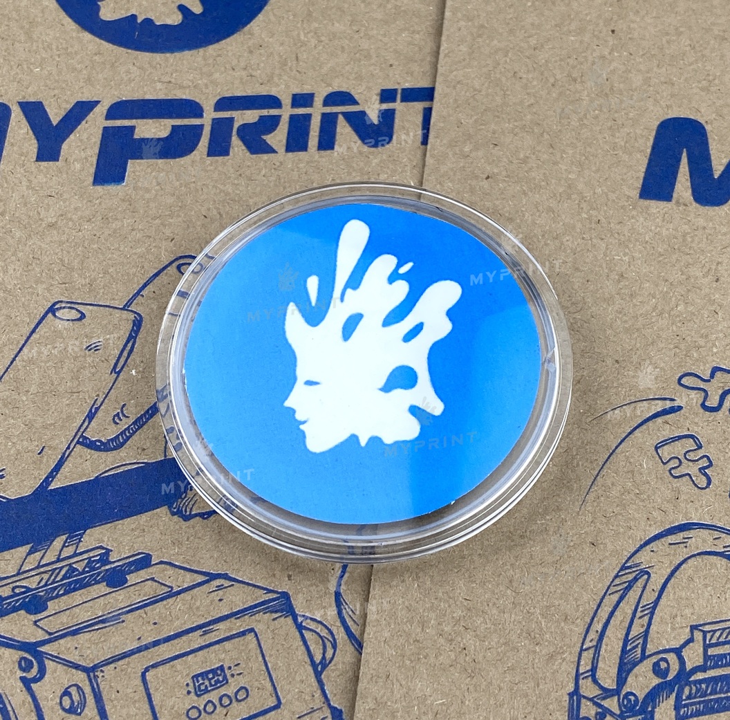 Заготовка для акрилового значка кругла 60 мм (6033) - фото 1 Заготовка для акрилового значка кругла 60 мм (6033) - фото 1 - Обладнання і заготовки для значків магнітів брелоків