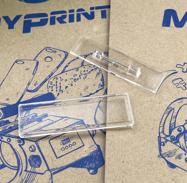 The blank for the acrylic badge is rectangular 20*60 mm (6036)  The blank for the acrylic badge is rectangular 20*60 mm (6036)