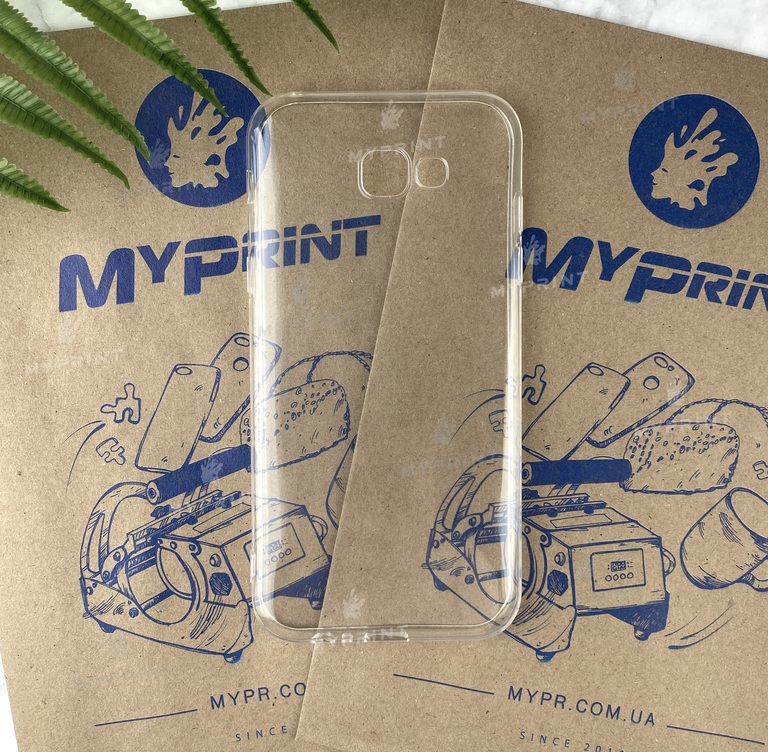 Чохол силіконовий для Samsung A720 прозорий (4860) 