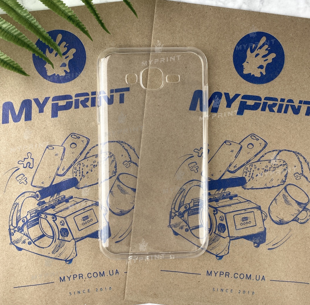 Чохол силіконовий для Samsung J700 прозорий (4959) - фото 1 - Чохли для УФ друку