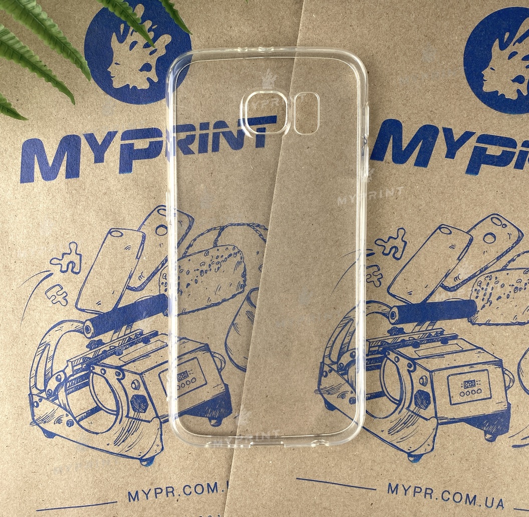 Чохол силіконовий для Samsung S6 прозорий (5033) - фото 1 - Чохли для УФ друку