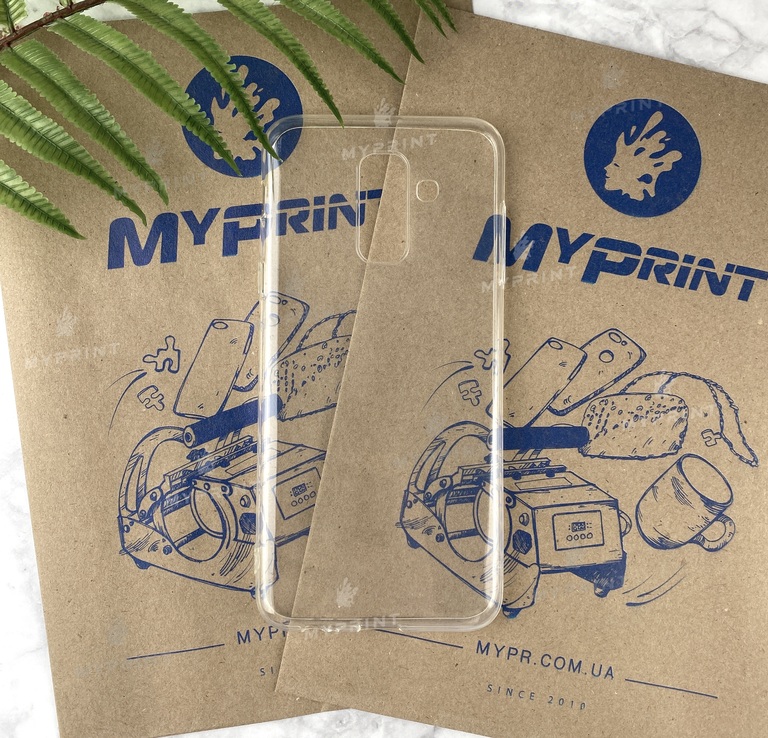 Чохол силіконовий для Samsung A6 Plus прозорий (4836) 