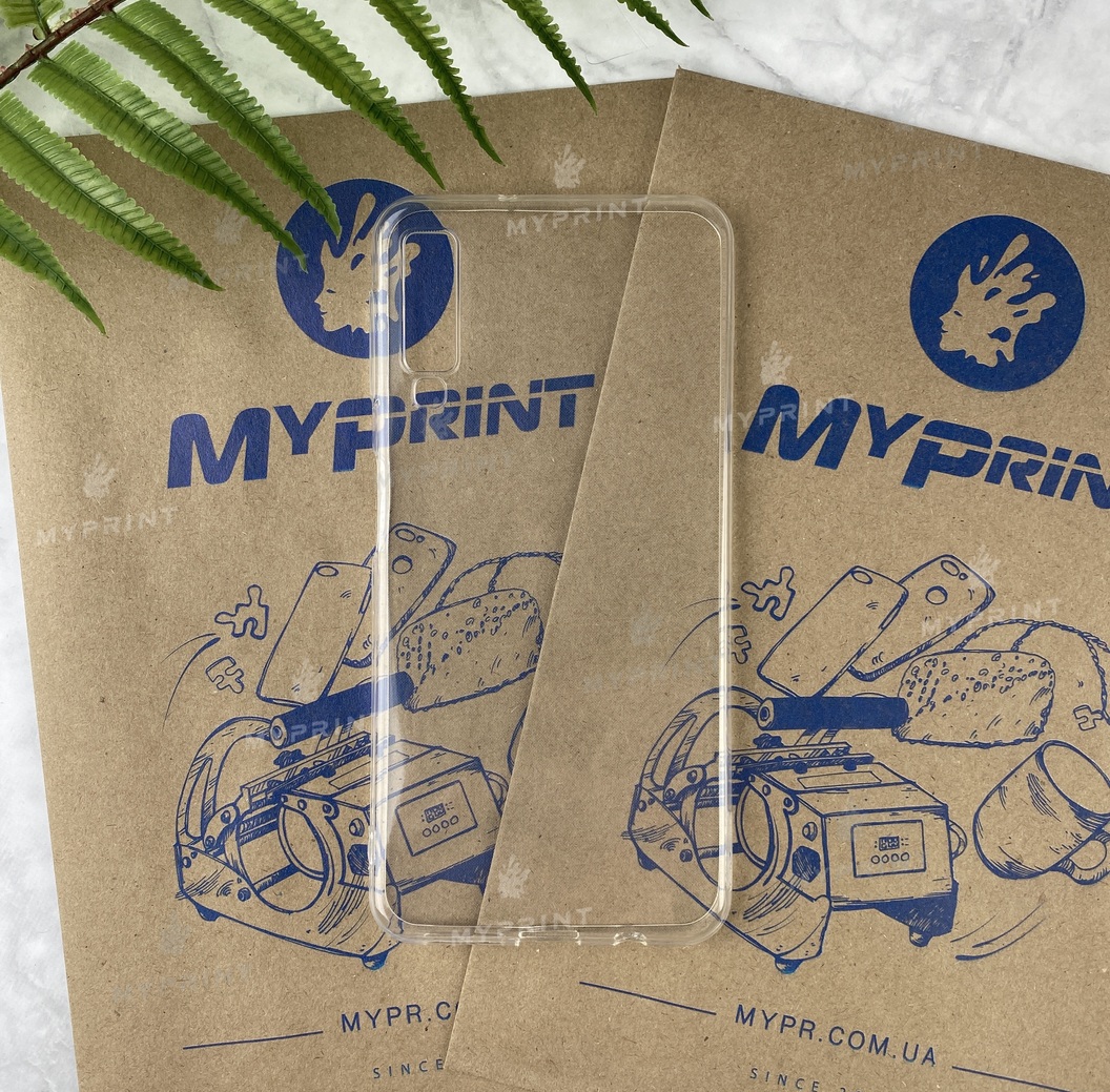 Чохол силіконовий для Samsung A7 2018 прозорий (4854) - фото 1 - Чохли для УФ друку