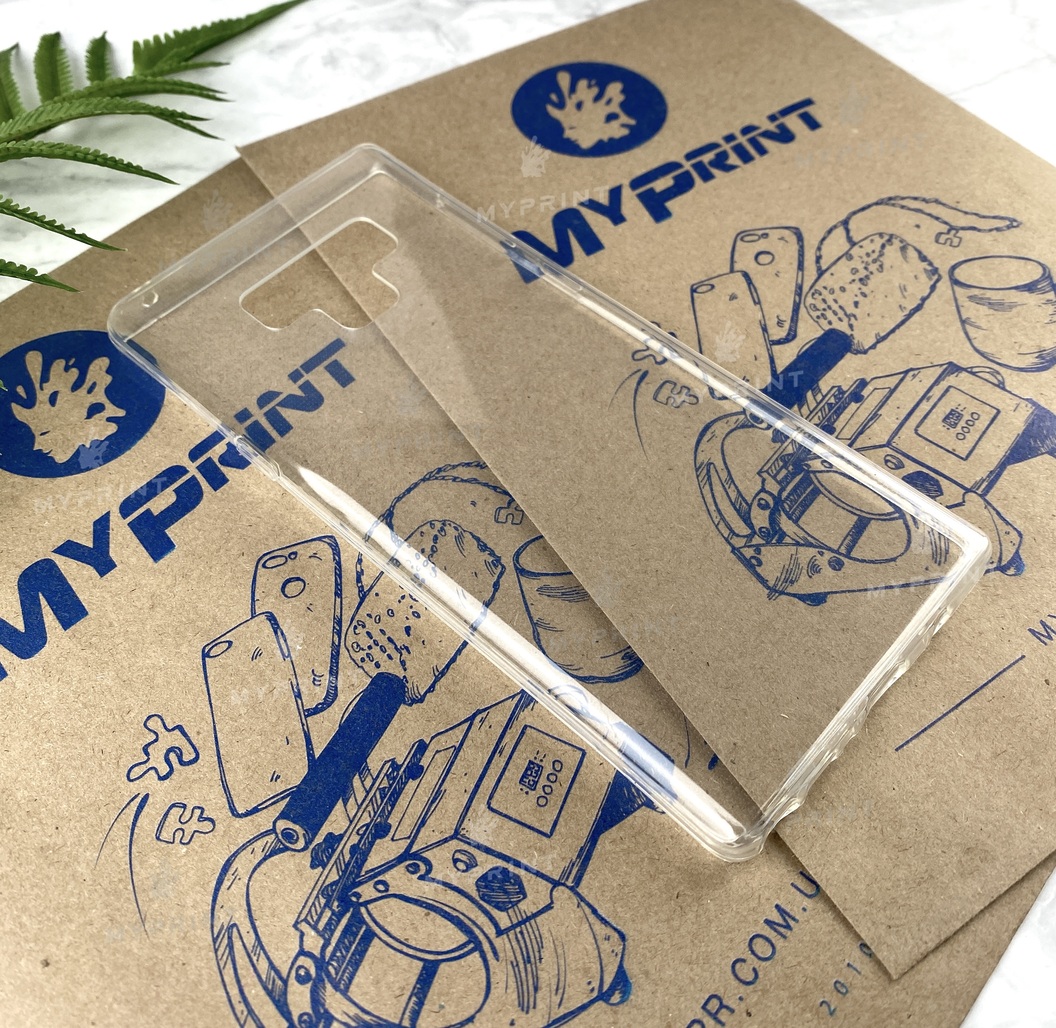 Чохол силіконовий для Samsung Note 9 прозорий (5007) - фото 2 - Чохли для УФ друку