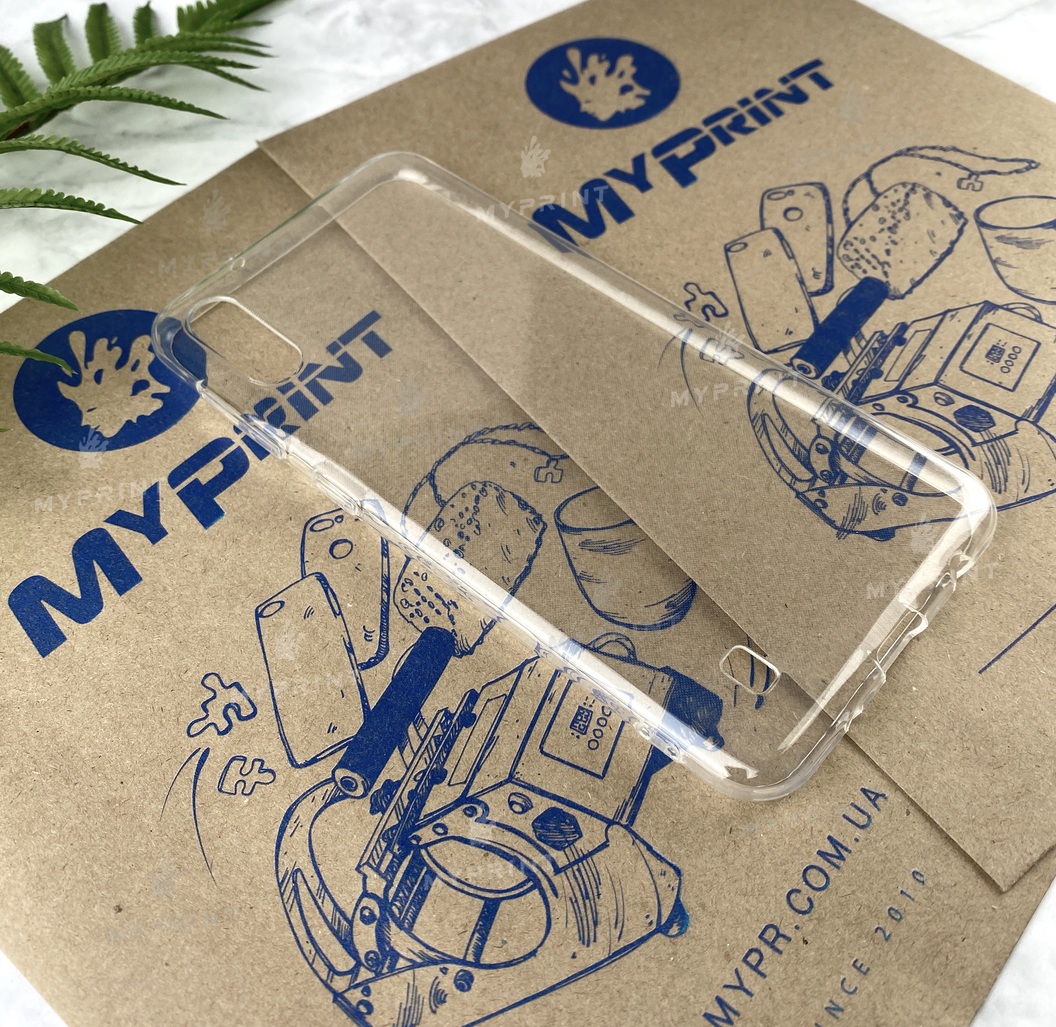 Чохол силіконовий для Samsung M10 прозорий (4983) - фото 2 - Чохли для УФ друку