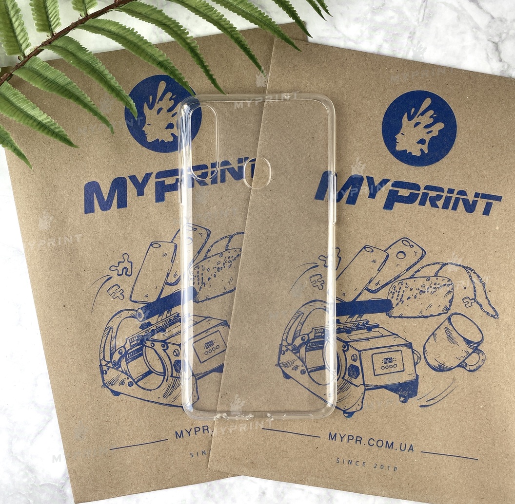 Чохол силіконовий для Samsung A20s прозорий (3016) - фото 1 - Чохли для УФ друку