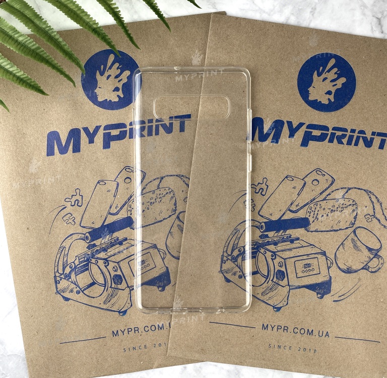 Чехол силиконовый для Samsung S10 Plus прозрачный (5015) 