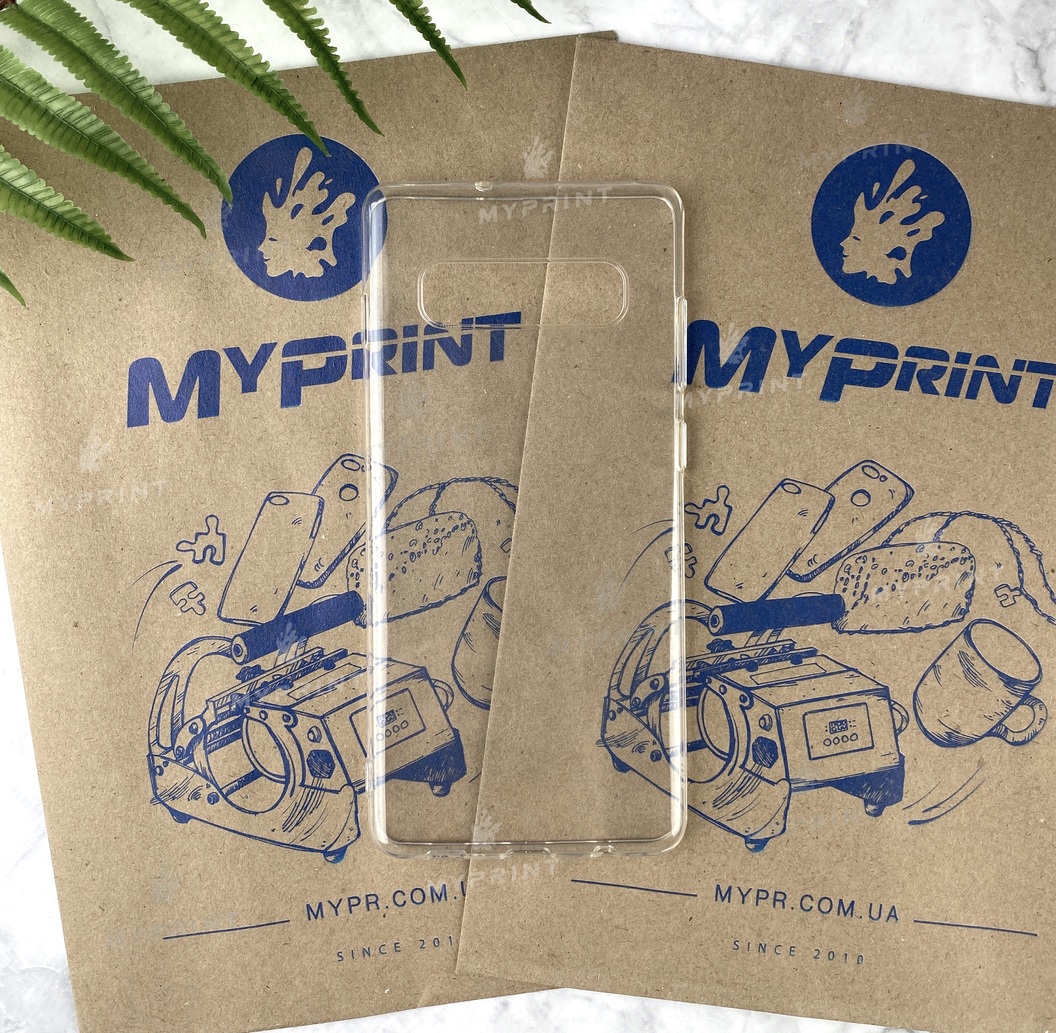 Чохол силіконовий для Samsung S10 Plus прозорий (5015) - фото 1 - Чохли для УФ друку