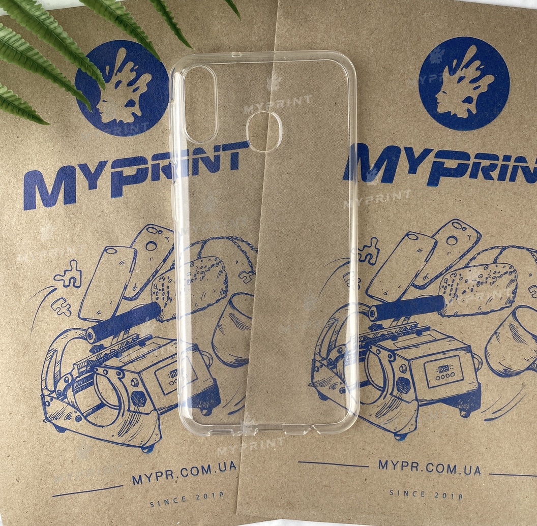 Чохол силіконовий для Samsung M20 прозорий (4989) - фото 1 - Чохли для УФ друку