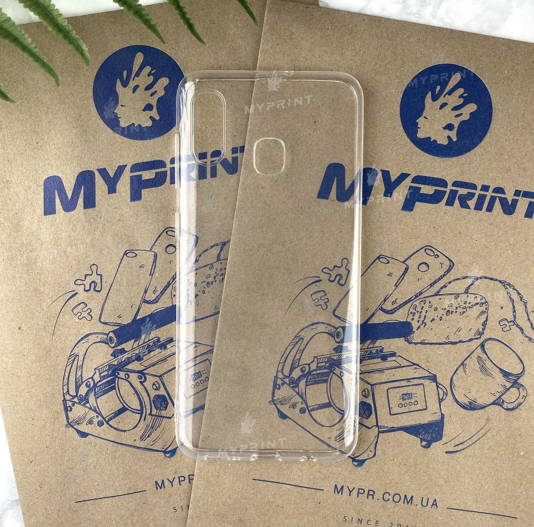 Чохол силіконовий для Samsung A20 / A30 / M10s прозорий (4804) - фото 1 - Чохли для УФ друку