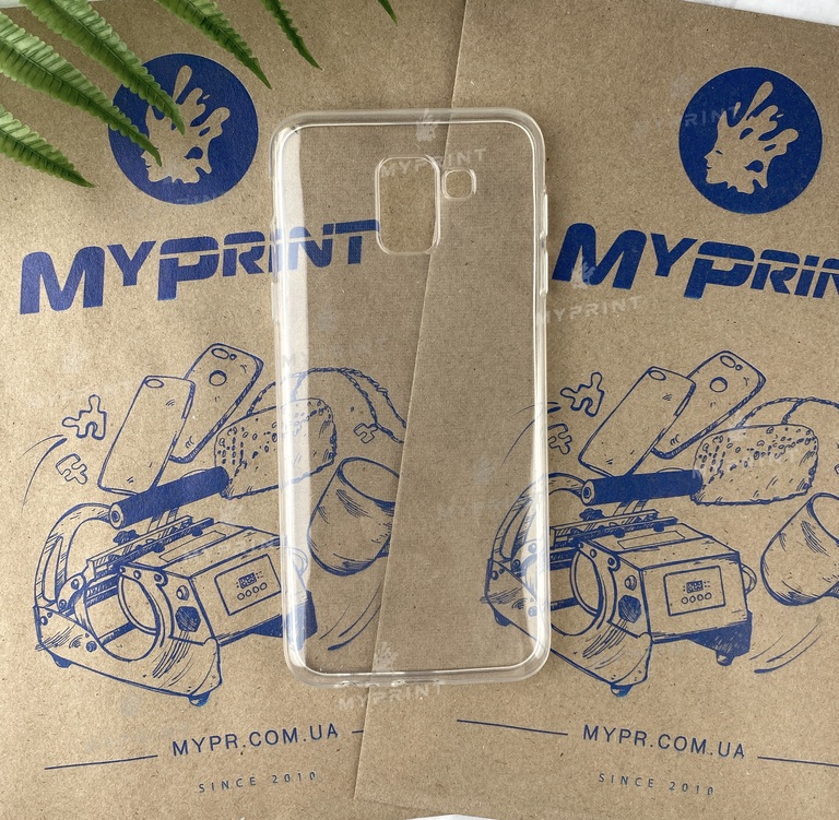 Transparent silicone case for Samsung J6 (4953)  Transparent silicone case for Samsung J6 (4953)
