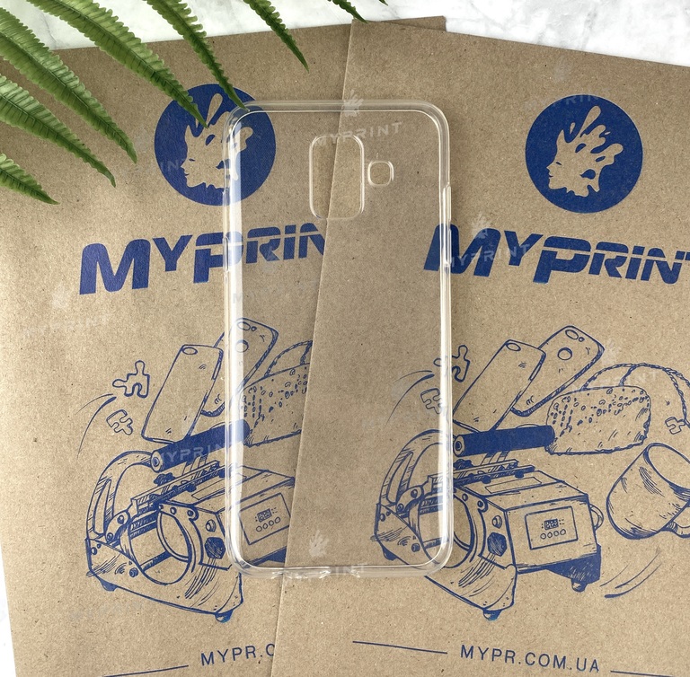 Silicone cover for Samsung A6 transparent (4842)  Silicone cover for Samsung A6 transparent (4842)