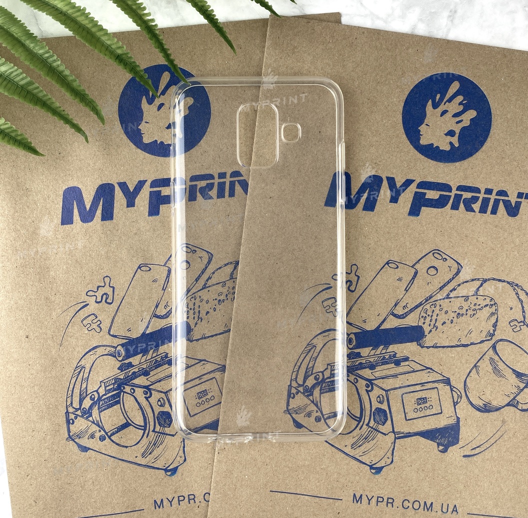 Silicone cover for Samsung A6 transparent (4842) - фото 1 Silicone cover for Samsung A6 transparent (4842) - фото 1 - Covers for UV printing