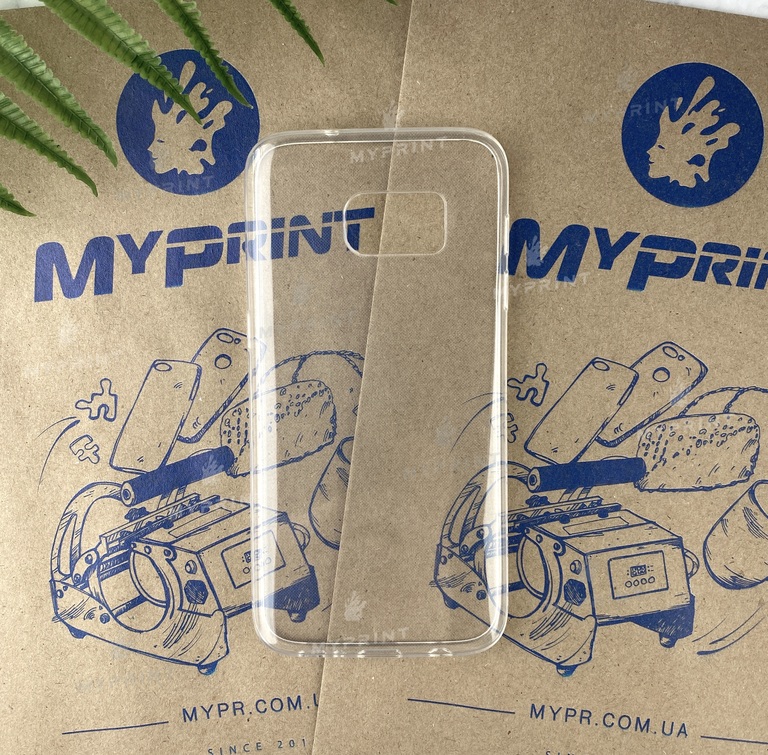 Чехол силиконовый для Samsung S7 прозрачный (5045) 