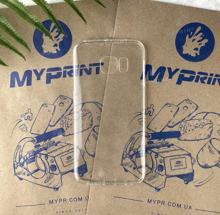 Чехол силиконовый для Samsung S6 EDGE прозрачный (5027) 