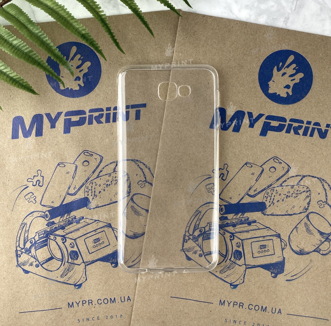 Silicone case for Samsung J5 Prime G570 transparent (4923) - фото 1 Silicone case for Samsung J5 Prime G570 transparent (4923) - фото 1 - Covers for UV printing