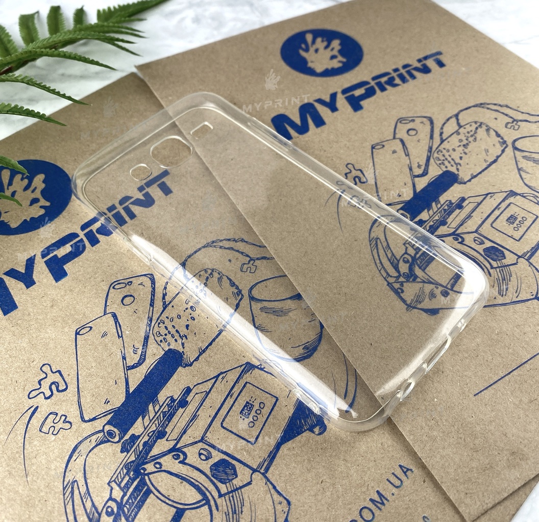 Чохол силіконовий для Samsung J500 прозорий (4929) - фото 2 - Чохли для УФ друку