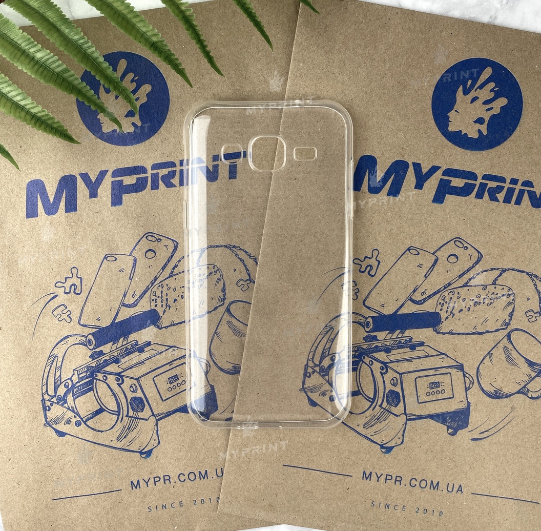 Чохол силіконовий для Samsung J200 прозорий (1981) - фото 1 - Чохли для УФ друку