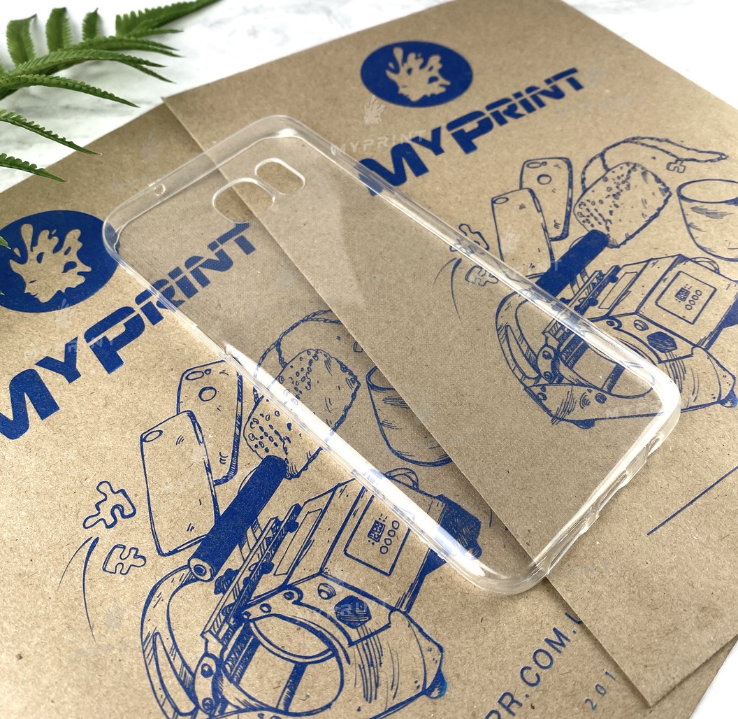 Чохол силіконовий для Samsung S7 EDGE прозорий (5039) - фото 2 - Чохли для УФ друку