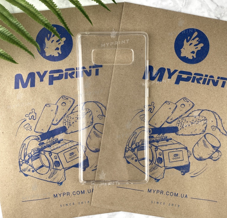 Чохол силіконовий для Samsung Note 8 прозорий (5001) 