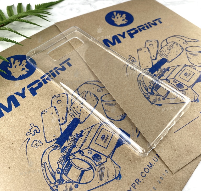 Чохол силіконовий для Samsung Note 8 прозорий (5001) 