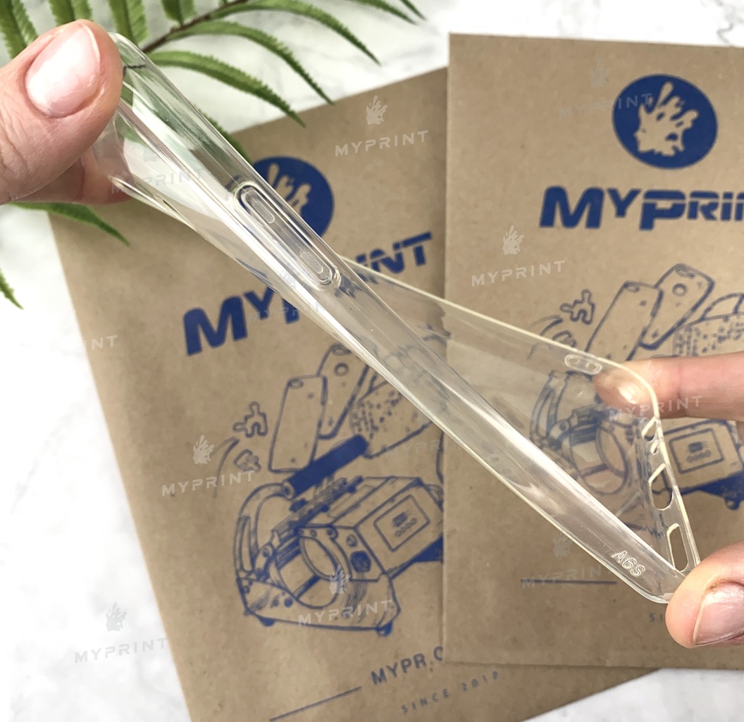 Чохол силіконовий для Samsung A6S прозорий (4848) - фото 3 - Чохли для УФ друку