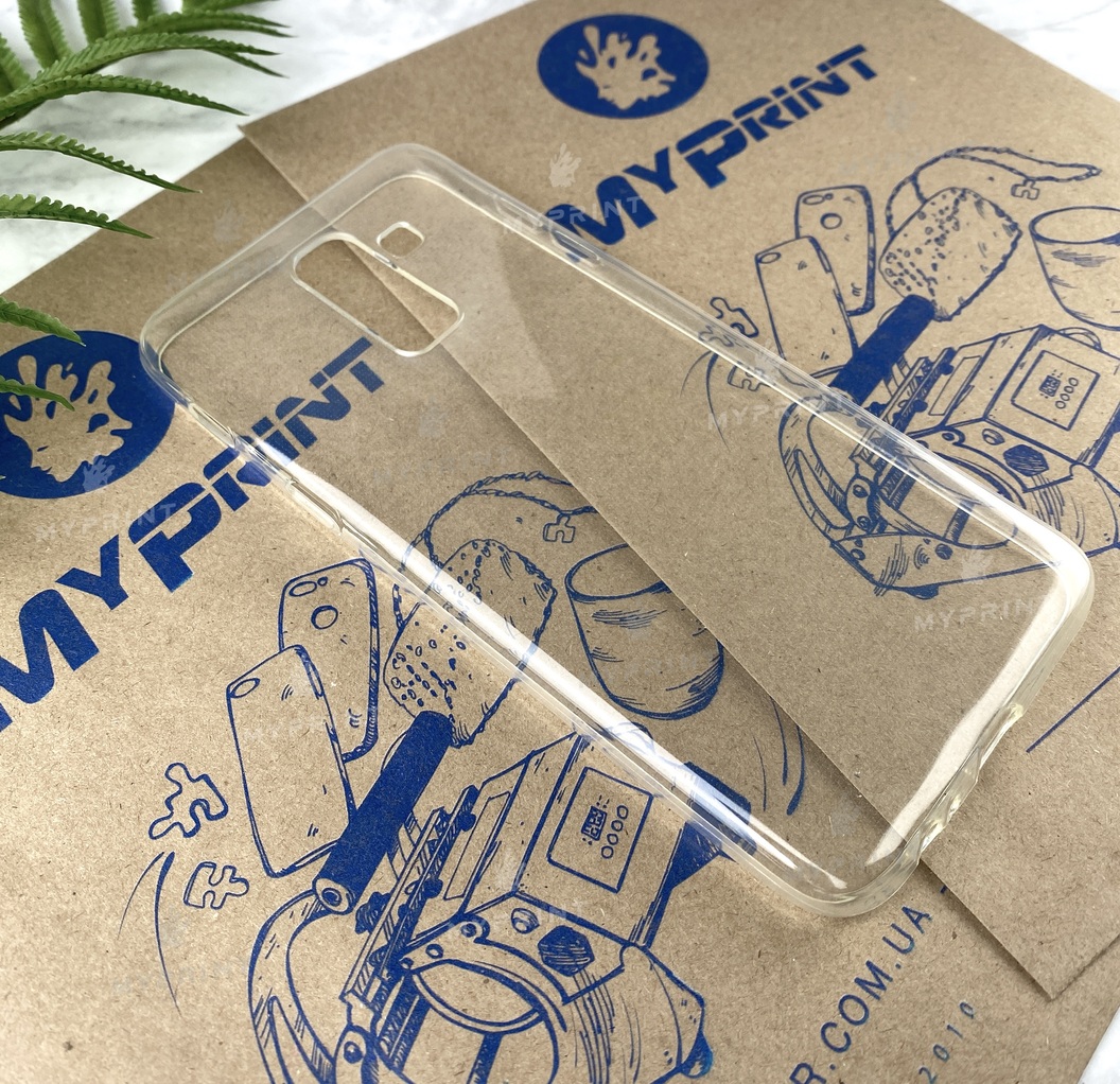 Чохол силіконовий для Samsung J8 2018 прозорий (4977) - фото 2 - Чохли для УФ друку