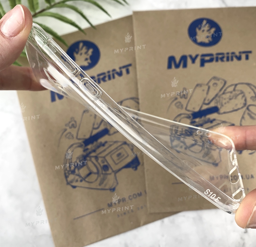 Чохол силіконовий для Samsung S10e прозорий (5021) - фото 3 - Чохли для УФ друку