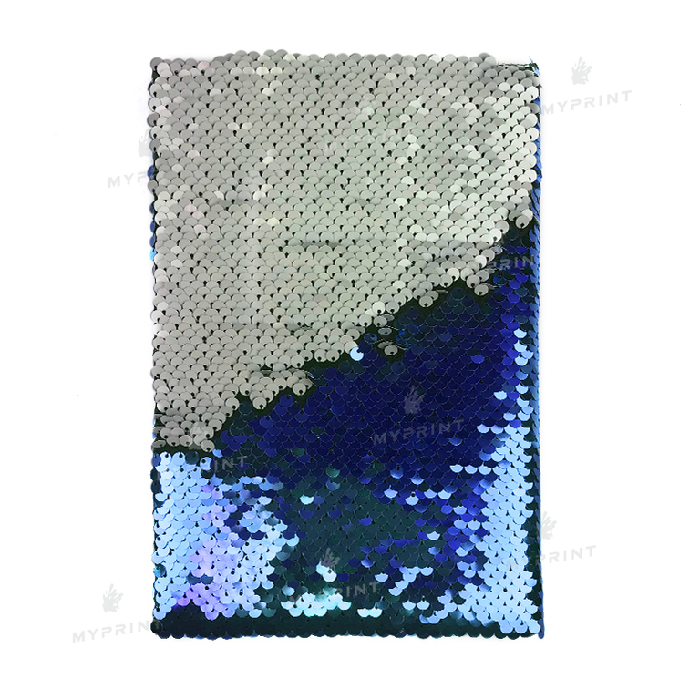 Sublimation notebook with sequins A5 blue (5327)  Sublimation notebook with sequins A5 blue (5327)