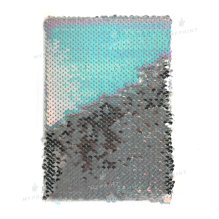Sublimation notebook with sequins A5 rainbow (5340)  Sublimation notebook with sequins A5 rainbow (5340)