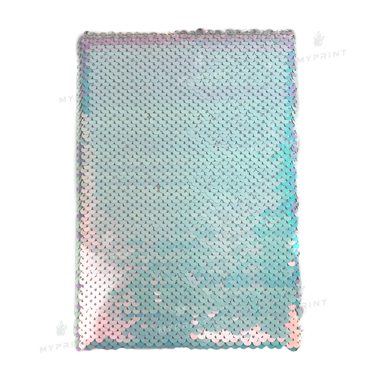 Sublimation notebook with sequins A5 rainbow (5340)  Sublimation notebook with sequins A5 rainbow (5340)