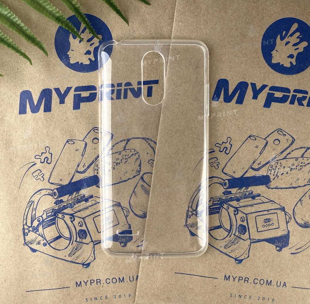 Silicone cover for LG K8 2017 (X240, 147.2mm long) transparent (2312) - фото 1 Silicone cover for LG K8 2017 (X240, 147.2mm long) transparent (2312) - фото 1 - Covers for UV printing