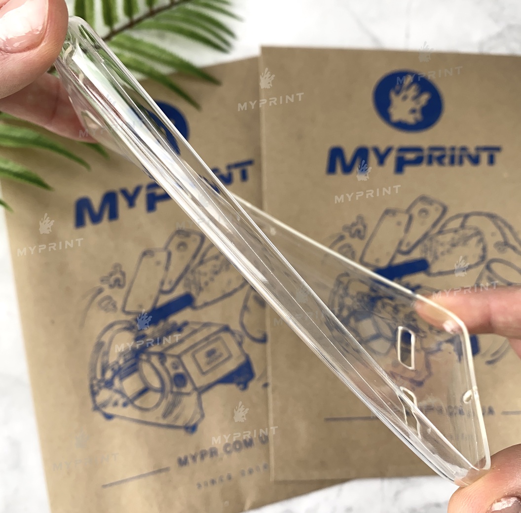 Silicone cover for Lenovo K6 transparent (1949) - фото 3 - Covers for UV printing