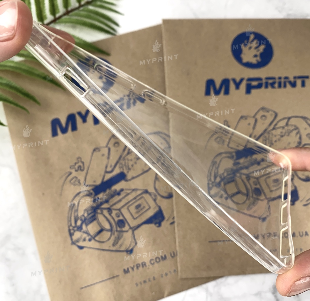 Silicone cover for Lenovo Vibe P1 Pro transparent (2111) - фото 3 - Covers for UV printing