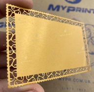 Металлическая визитка для сублимации с узором хризантема с фигурными краями глянцевое золото, толщина 0,45 мм (3759) - фото 2 Металлическая визитка для сублимации с узором хризантема с фигурными краями глянцевое золото, толщина 0,45 мм (3759) - фото 2 - Заготовки для сублимации