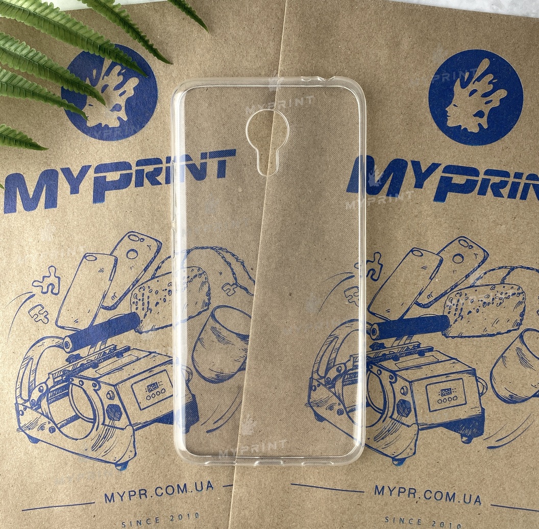 Чохол силіконовий для Meizu M3 Note прозорий (4720) - фото 1 - Чохли для УФ друку
