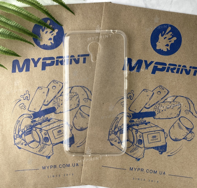 Чохол силіконовий для Meizu M2 Note прозорий (1954) 