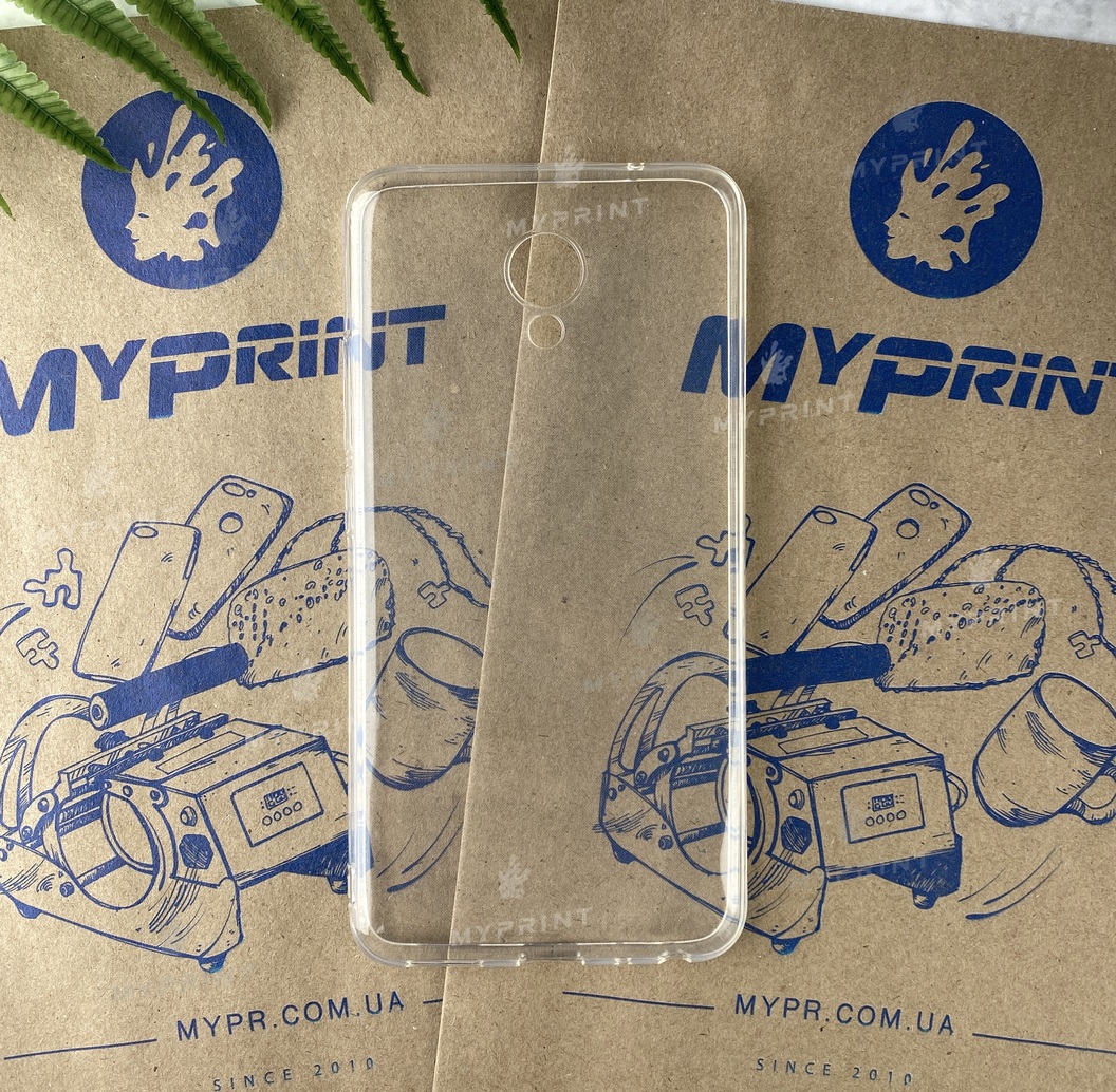Transparent silicone case for Meizu M5 Note (4724) - фото 1 Transparent silicone case for Meizu M5 Note (4724) - фото 1 - Covers for UV printing