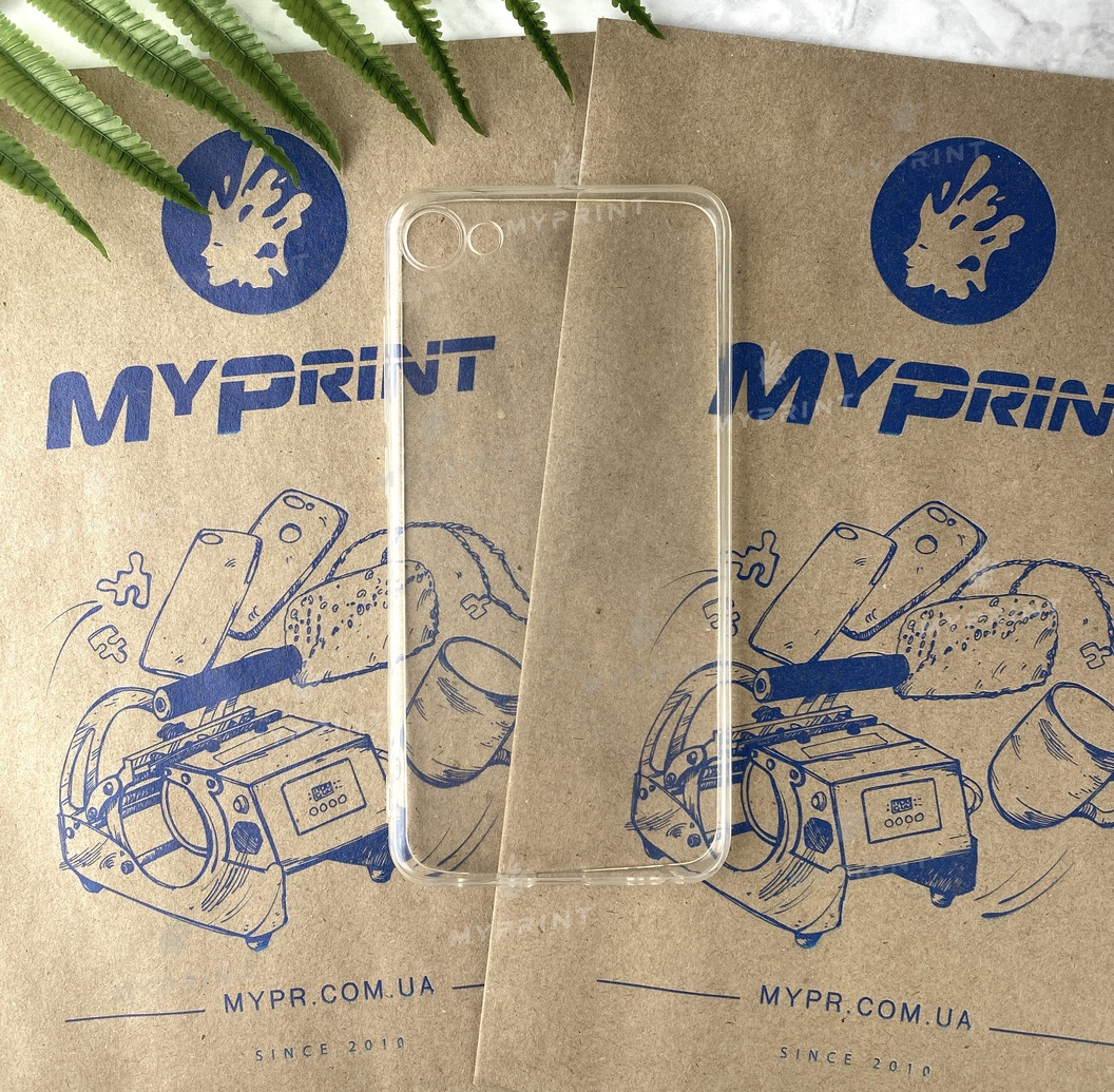 Transparent silicone case for Meizu U10 (4780) - фото 1 Transparent silicone case for Meizu U10 (4780) - фото 1 - Covers for UV printing