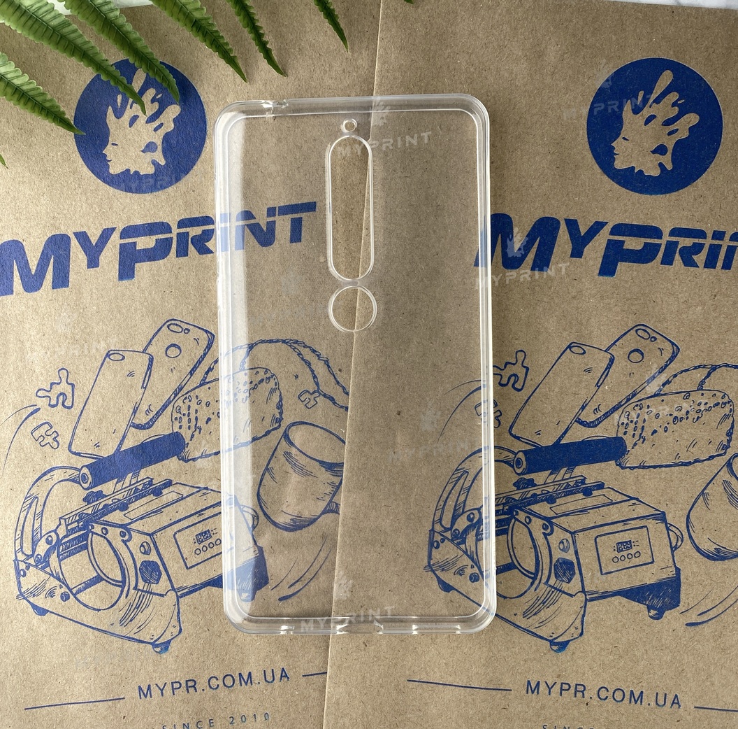 Чохол силіконовий для Nokia 6.1 прозорий (2714) - фото 1 Чохол силіконовий для Nokia 6.1 прозорий (2714) - фото 1 - Чохли для УФ друку