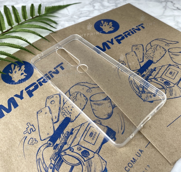 Чохол силіконовий для Nokia 6.1 прозорий (2714) 