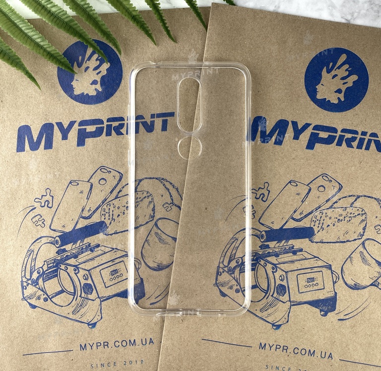 Чохол силіконовий для Nokia 6.1 plus (X6) прозорий (2715) 