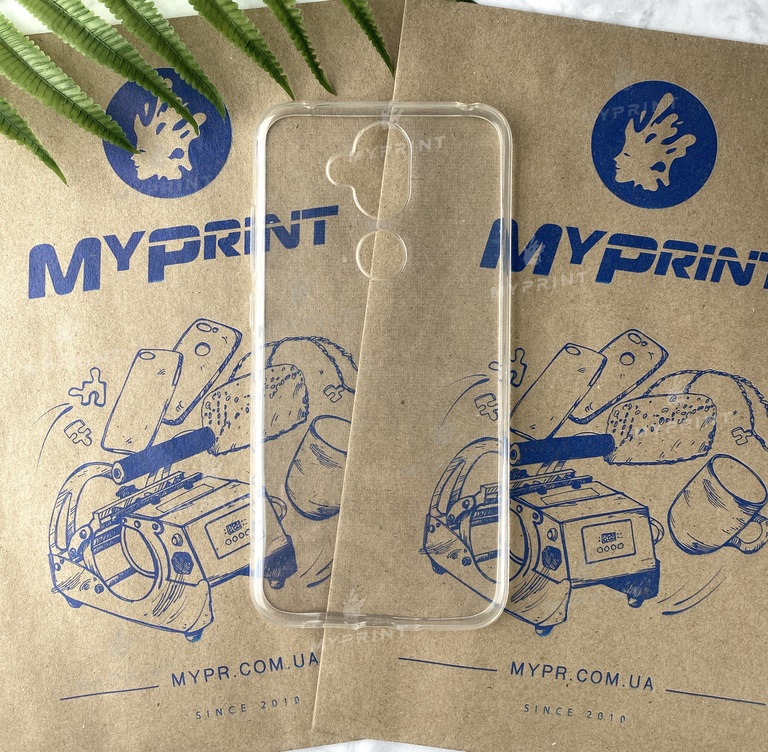 Чохол силіконовий для Nokia 8.1 (X7) прозорий (2716) 