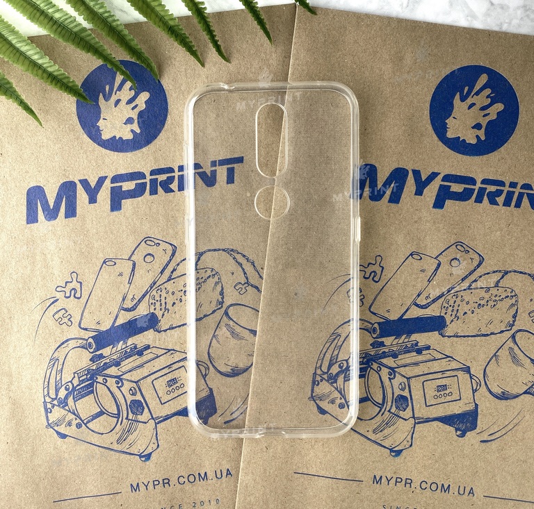Чохол силіконовий для Nokia 4.2 прозорий (2867) 