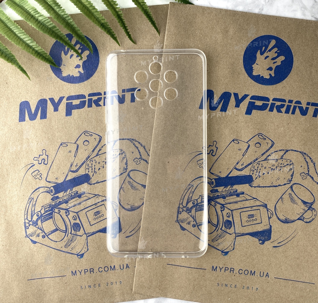 Silicone cover for Nokia 9 PureView transparent (2868) - фото 1 Silicone cover for Nokia 9 PureView transparent (2868) - фото 1 - Covers for UV printing