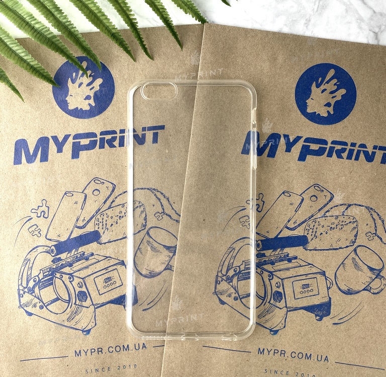Чохол силіконовий для iPhone 6 PLUS / 6S PLUS прозорий (4470) 