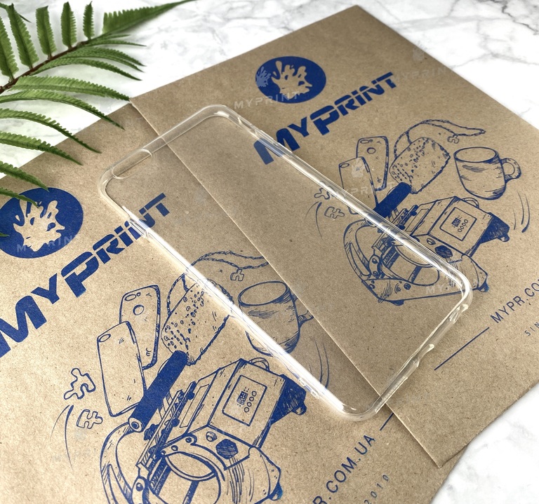 Чохол силіконовий для iPhone 6 PLUS / 6S PLUS прозорий (4470) 