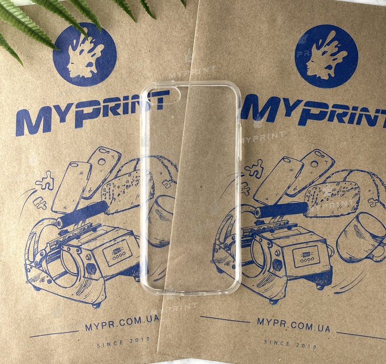 Чохол силіконовий для iPhone 5c прозорий (2107) 