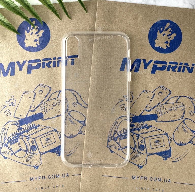 Transparent silicone case for iPhone XR (4500)  Transparent silicone case for iPhone XR (4500)
